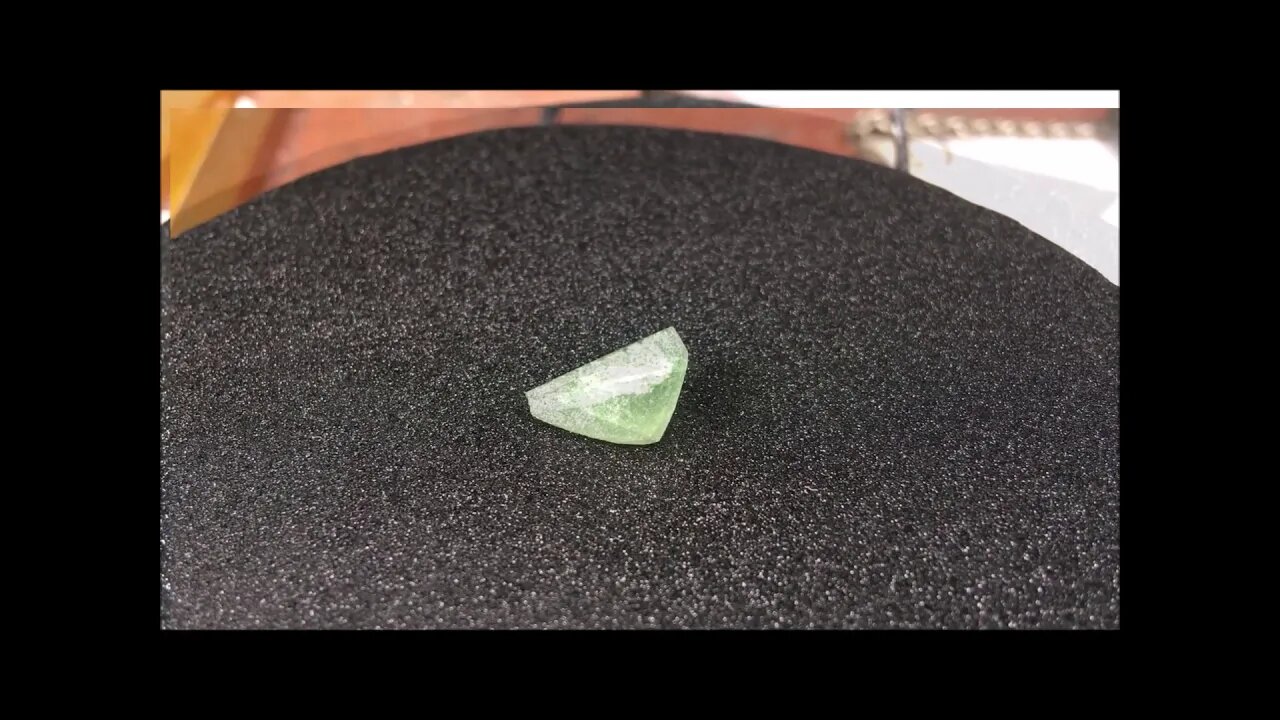 Tourmaline preform to polished gem