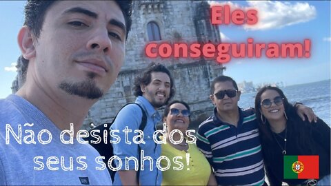 DE LEIRIA A LISBOA COM A FAMÍLIA GOMES | ELES CONSEGUIRAM CHEGAR | não desista dos seus sonhos! 🇵🇹