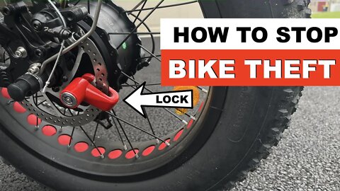 ** A NEW WAY TO LOCK YOUR BIKE **