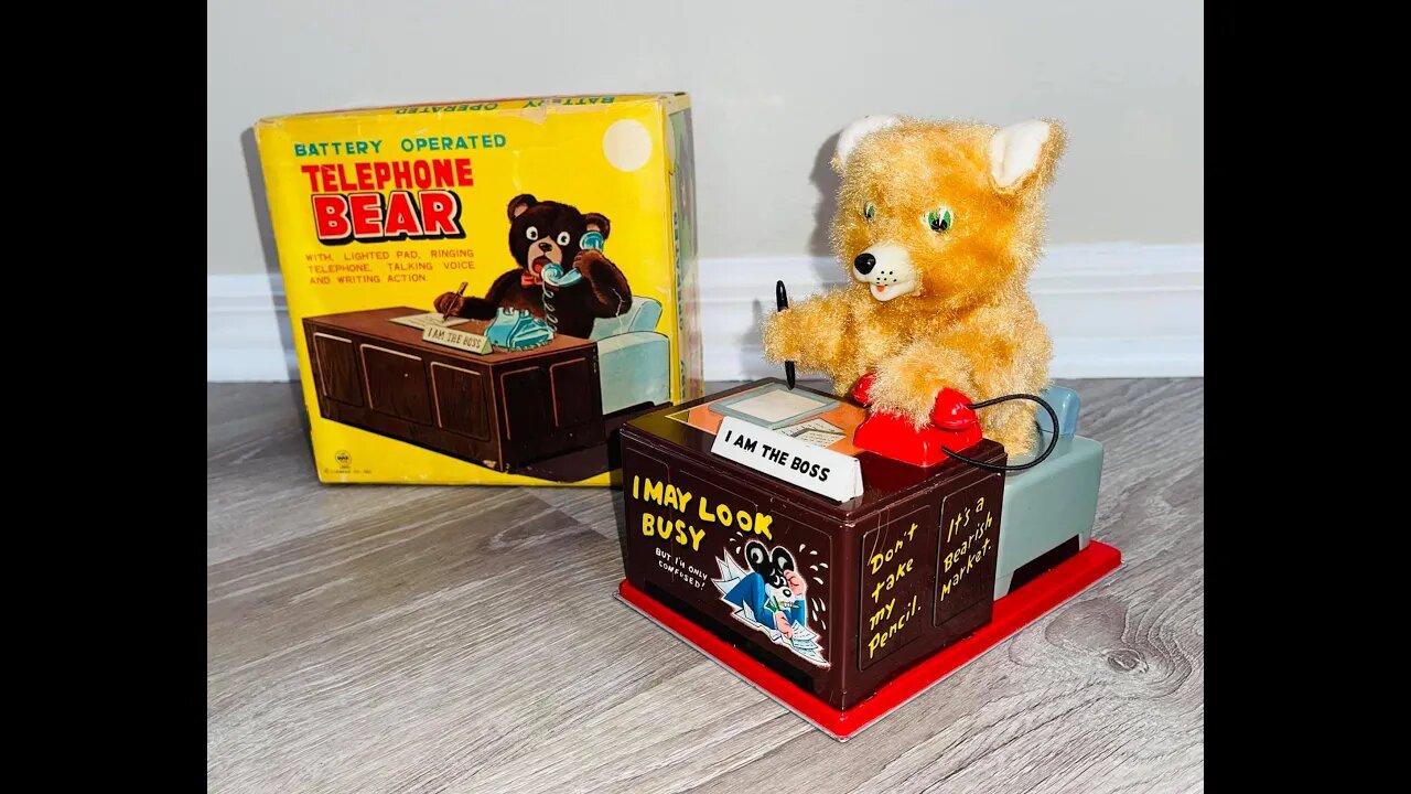 Telephone Bear is the Boss!