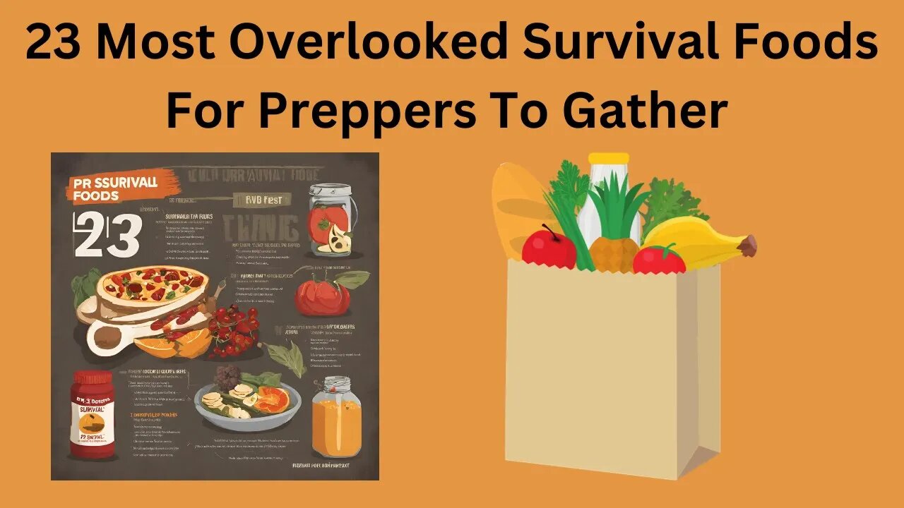 23 Most Overlooked Survival Foods For Preppers To Gather