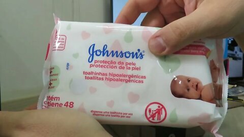 2x Toalhas Umedecidas Extra Cuidado Johnson's Baby, 48 unidades