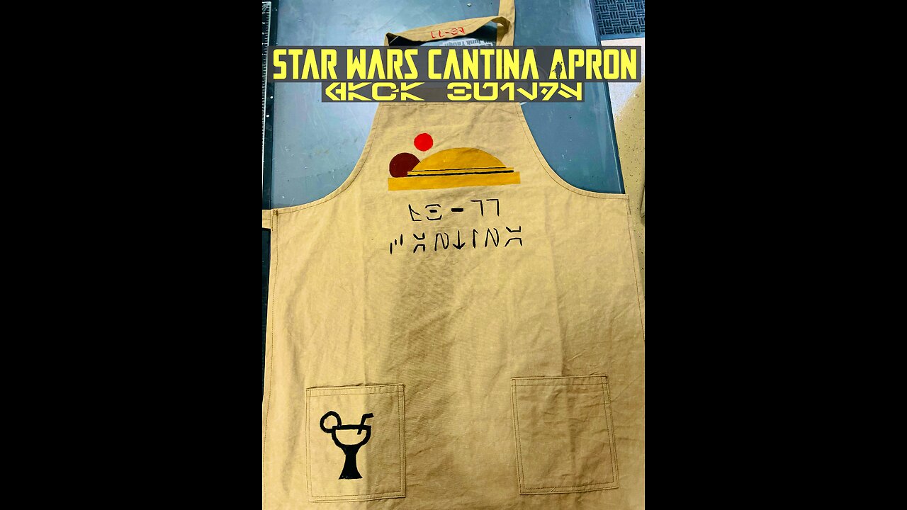 DIY STAR WAR Cantina Apron