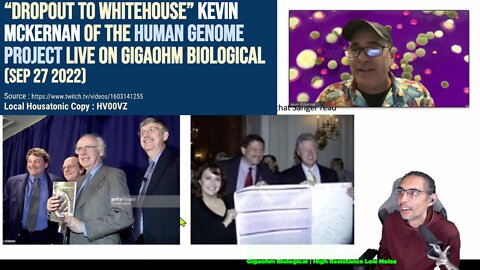 Kevin McKernan of the Human Genome Project LIVE w/ GigaOhm Biological Dr. Couey (Sep 27 2022)