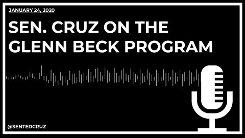 Cruz on the Glenn Beck Show: ‘Significant Evidence of Corruption w/ Biden & Burisma’