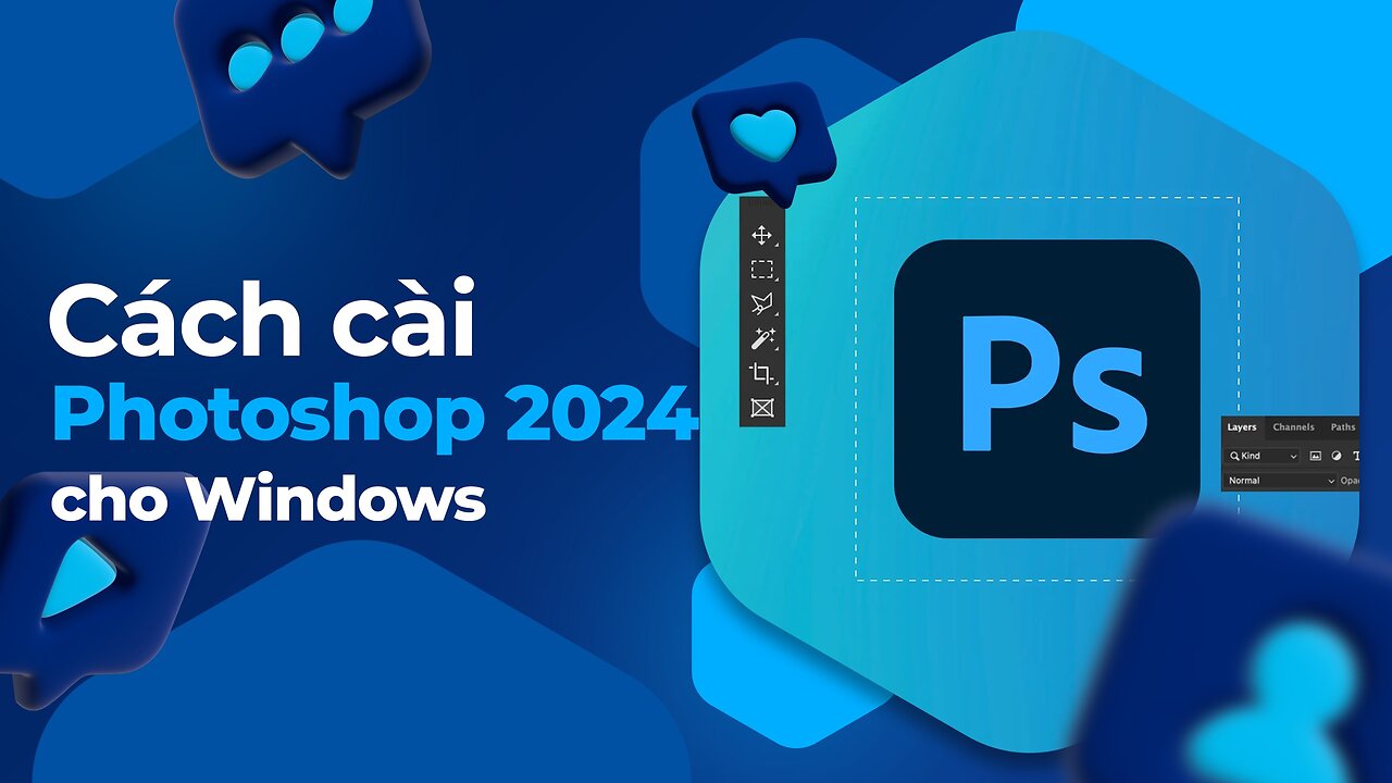 Cách cài Photoshop 2024 cho Win 11 Win 10 miễn phí mới nhất