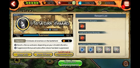 Naruto x Boruto Ninja voltage Bosse 7 Suppresion Mission