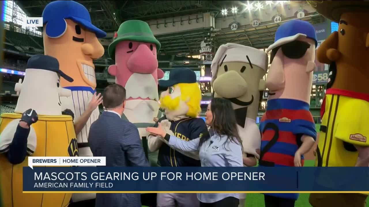 Brewers racing sausages make predictions for 2022 season