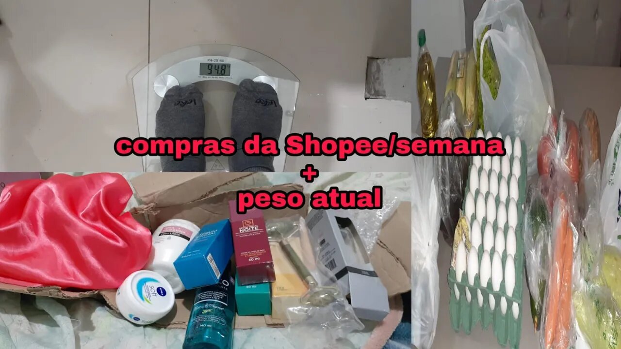 COMPRAS NA SHOPEE |ROTINA| COMPRAS DA SEMANA