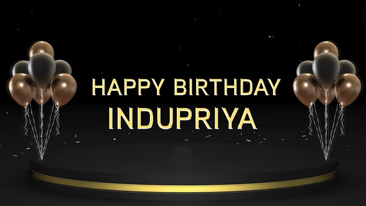 Wish you a very Happy Birthday Indupriya