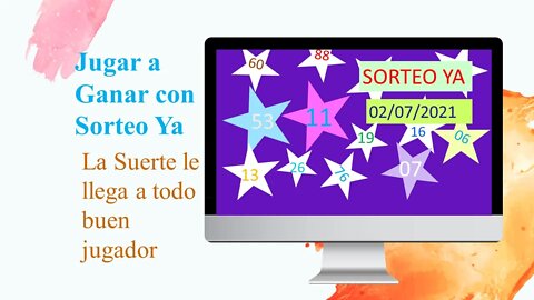 SORTEO YA NUMERO PROBABLE 02 JULIO 2021
