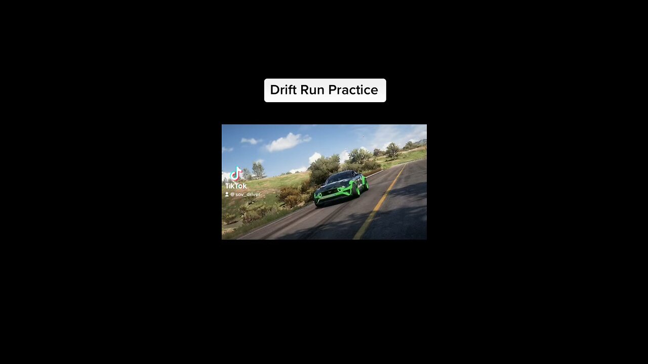 Drift run practice Forza Horizon 5