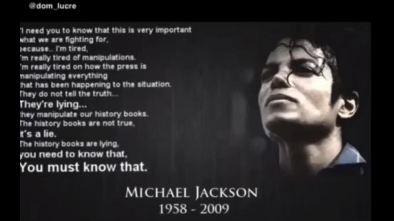 Michael Jackson Exposed the Mainstream Media (2001)