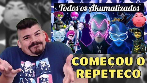 REACT TODOS Os AKUMATIZADOS (Vilões) Pt. 3 - Miraculous Ladybug - MELHOR DO MUNDO