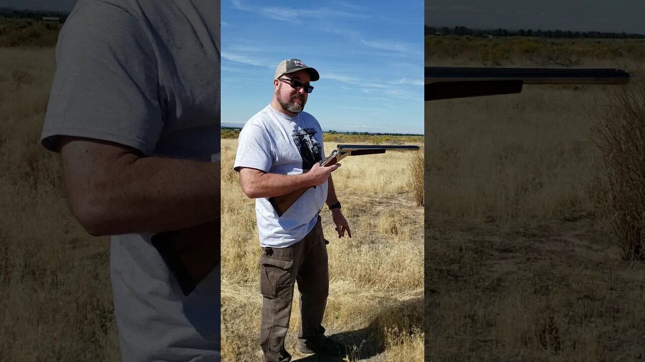 Stoeger 12 Ga. Coach Gun, First Shots Fired. Don't aim your shotgun... point it.