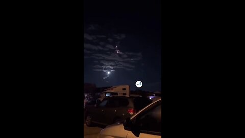 well this is weird, what do you think double meteor or UFOs entertaining our atmosphere