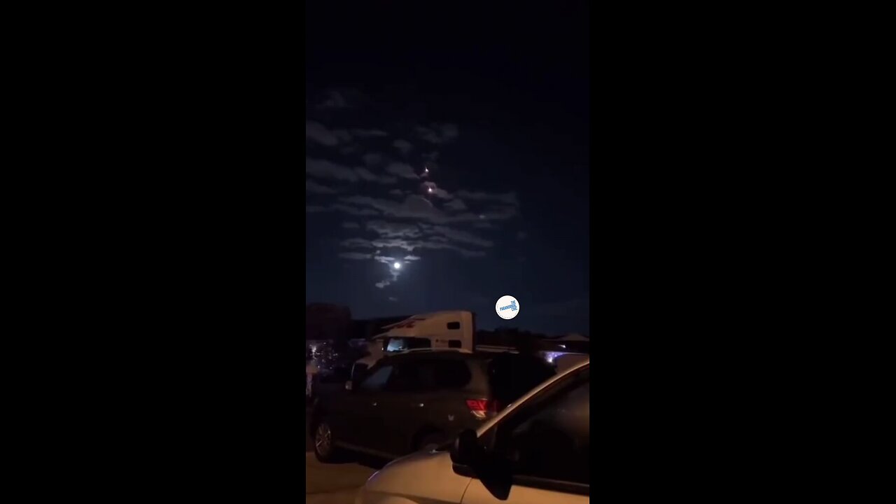 well this is weird, what do you think double meteor or UFOs entertaining our atmosphere