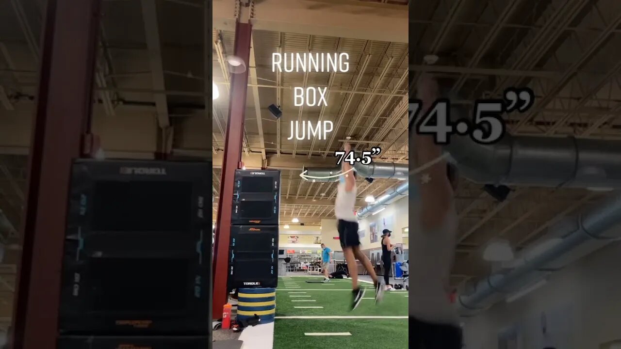 74.5” RUNNING BOX JUMP 🤯🚀 #Shorts