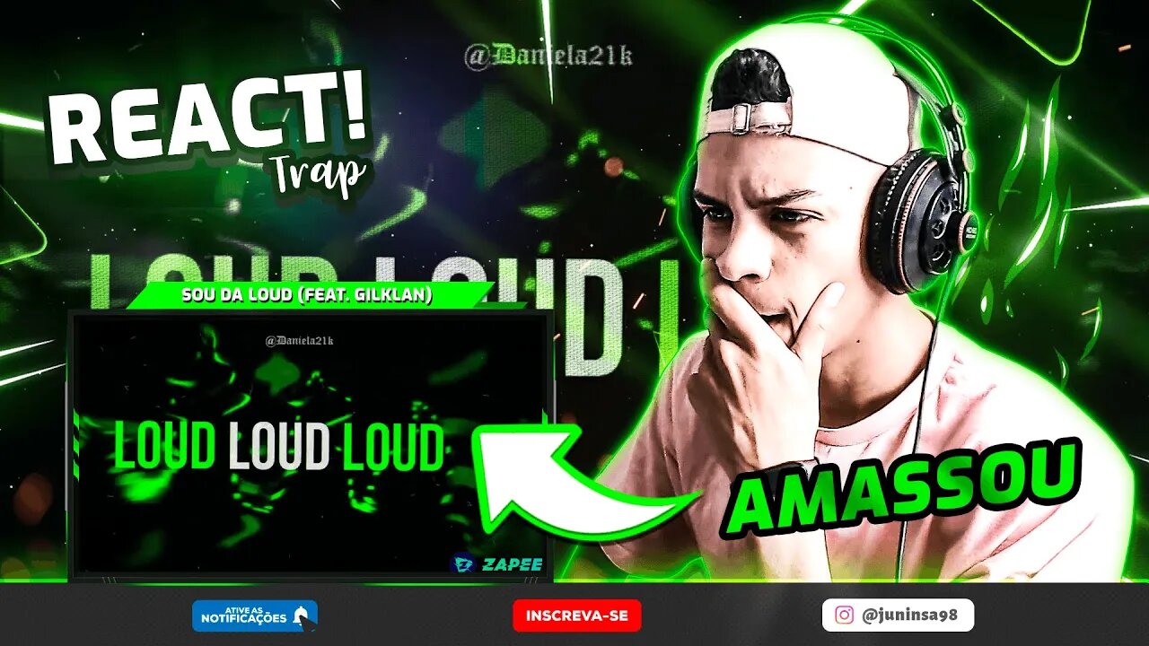 Sou da LOUD (feat. Gilklan) - Videoclipe Oficial | [React Trap] 🔥