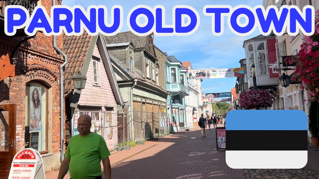 ☀️ Summer in PARNU Old Town! 🇪🇪 Exploring the Summer Capital of Estonia! 🏖️