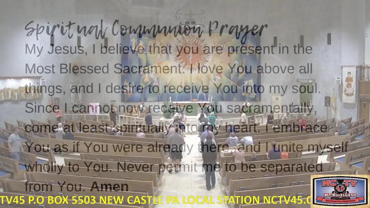 NCTV45 CATHOLIC MASS HOLY SPIRIT PARISH (ST VITUS) 9:00 AM THURSDAY JULY 13 2023