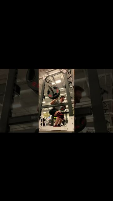 Squatting 315 pounds high bar