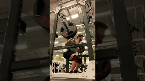 Squatting 315 pounds high bar