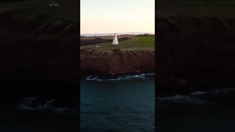 Cinematic shot of Canada coast