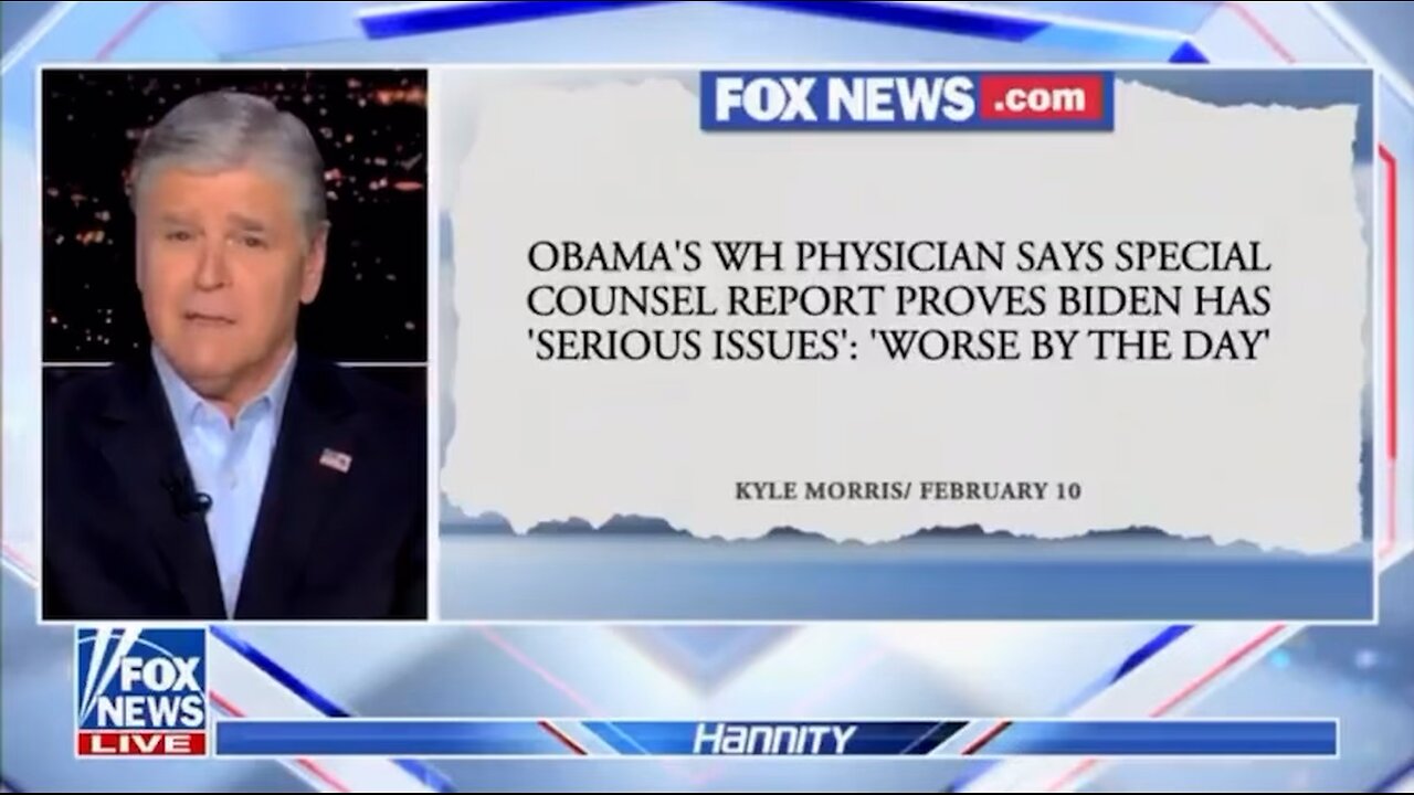 Ronny Jackson joins Hannity