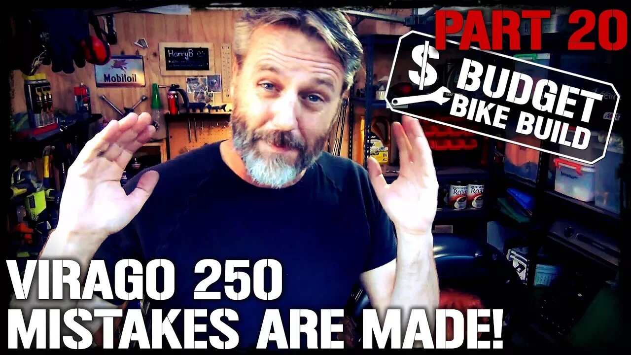 Virago 250 Build - PART 20. Mistakes are Made!