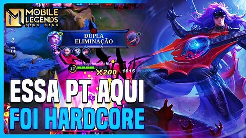 JOGAMOS CONTRA UMA PT SUPER TRY HARD E FOI INSANO!!! | MARTIS PT FECHADA | MLBB