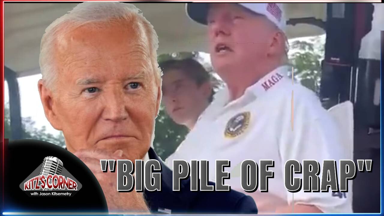 Video: Donald Trump TRASH TALKS Biden & Kamala to Golf Buddies