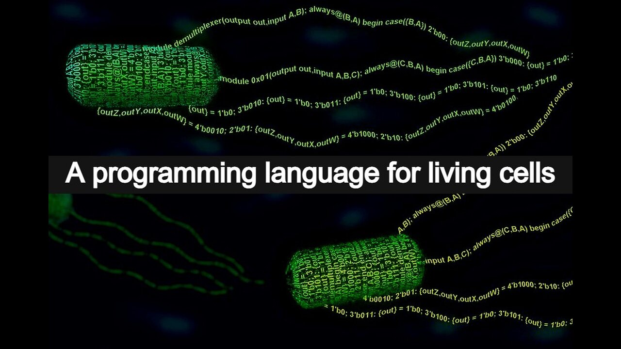 A programming language for living cells