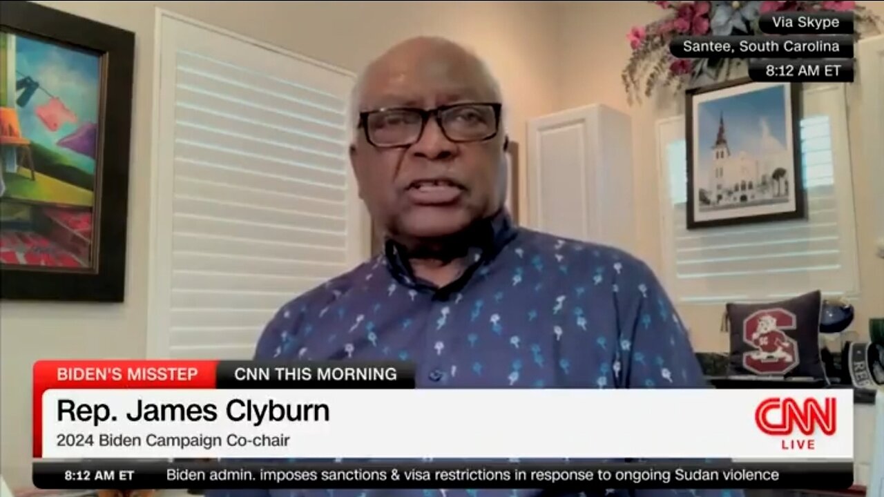 Rep Clyburn Defends Biden’s Fall: He Got Up