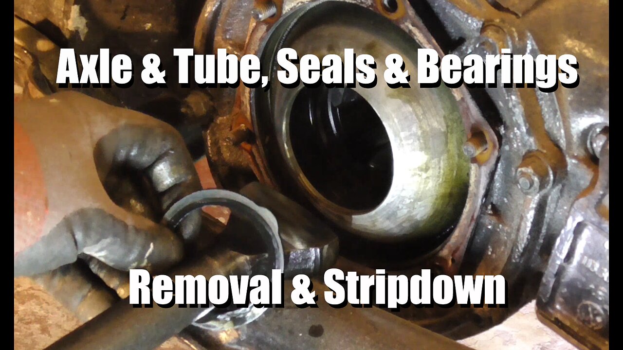 Axle & Tube, Seals & Bearings - Removal & Stripdown - VW Beetle Swingaxle