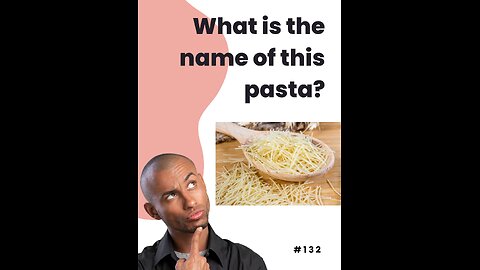 Guess the name of this dry pasta. #132