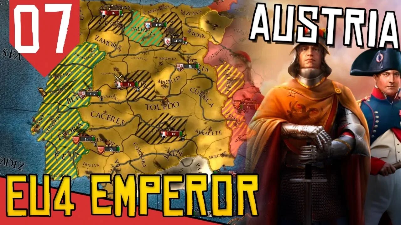 Quebrando os Vizinhos - EU4 Austria #07 [Série Gameplay Português PT-BR]