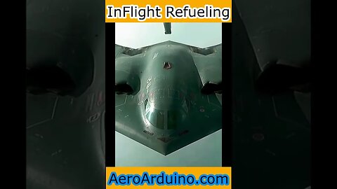 Watch InFlight Stealth Bomber Refueling #Aviation #Flying #AeroArduino