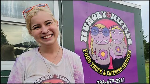 Hungry Hippies Food Truck talks about freedom at the Florida United Convoy