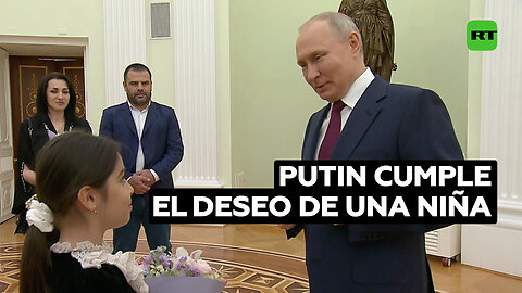 Niña que lloró al no ver a Putin es invitada al Kremlin