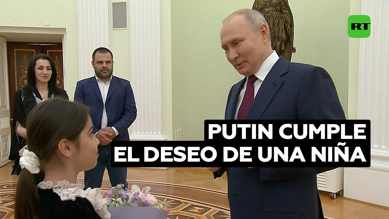 Niña que lloró al no ver a Putin es invitada al Kremlin
