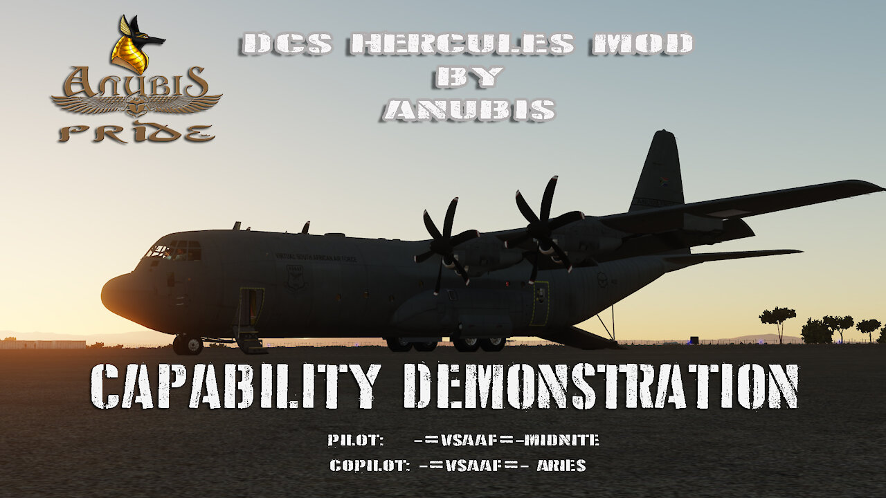 Anubis Hercules DCS Mod Demonstration