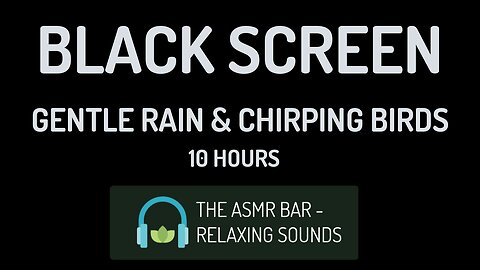 Gentle Rain and Chirping Birds | Relax, Relieve Stress, Calm Your Mind, White Noise | Drift to Sleep