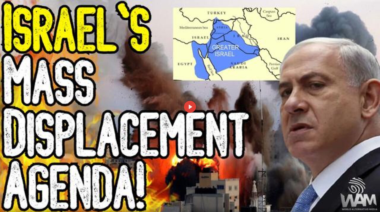 ISRAEL'S MASS DISPLACEMENT AGENDA! - LEAKED DOCUMENTS EXPOSE GREAT RESET PLAN! 30 Oct 2023