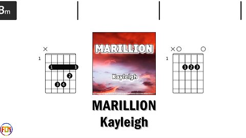 MARILLION Kayleigh FCN GUITAR CHORDS & LYRICS