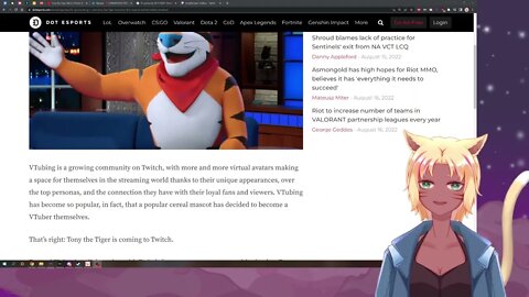 Tony's The Tigers Streams! Theyy'rrre CRINGE! - C[_] Rei-Acts [_]D