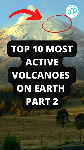 Top 10 Most Active Volcanoes on Earth Part 2