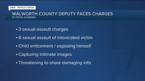Walworth County Sheriff's Deputy placed on administrative leave following sexual assault accusations