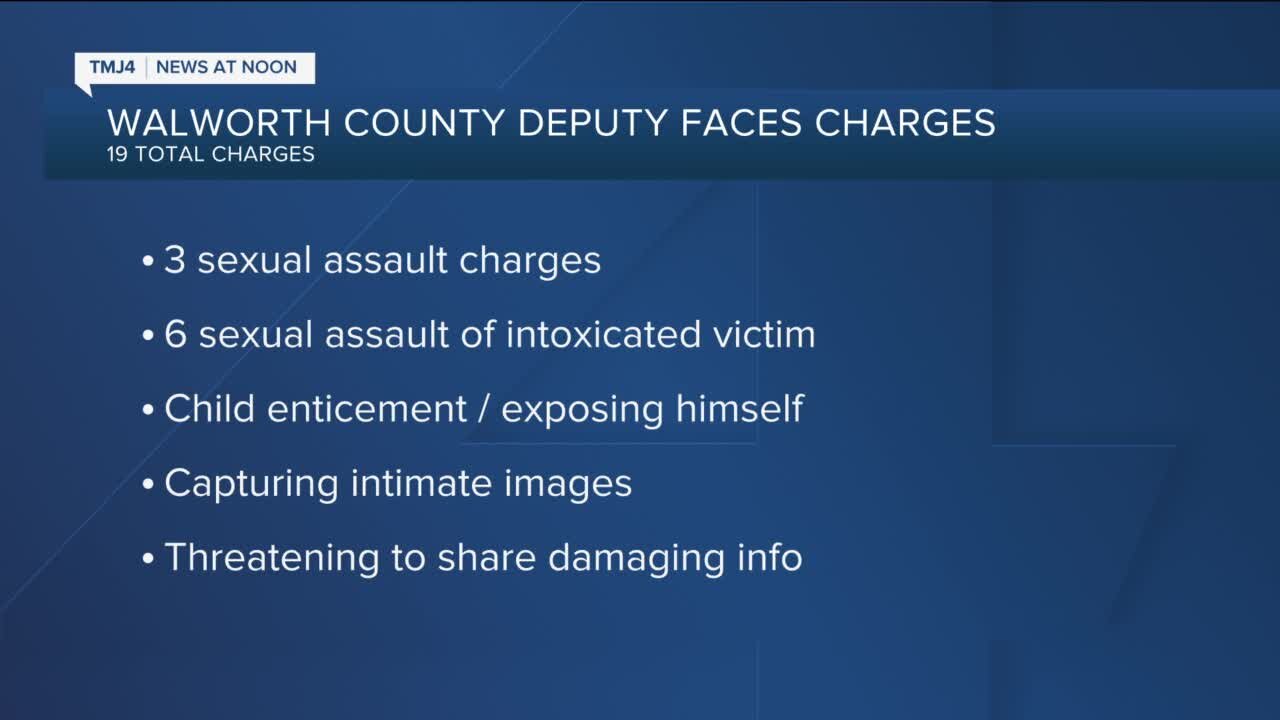 Walworth County Sheriff's Deputy placed on administrative leave following sexual assault accusations