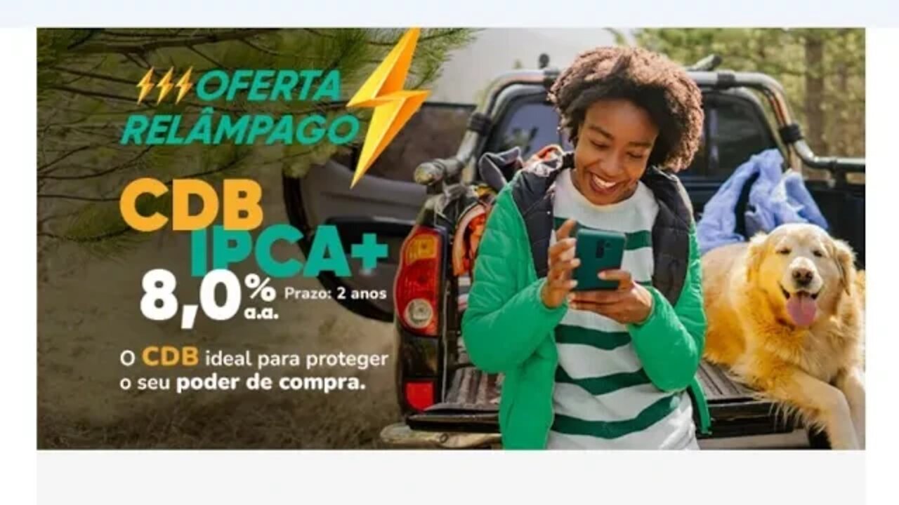 CDB IPCA+8%AO ANO SOFISA DIRETO GANHE ATE 200 REAIS DE BÔNUS INDICANDO UM AMIGO!!!!